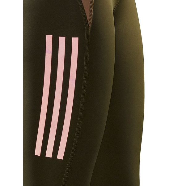 Green Women's Adidas OTR Block Leggings | 9426183-ZI