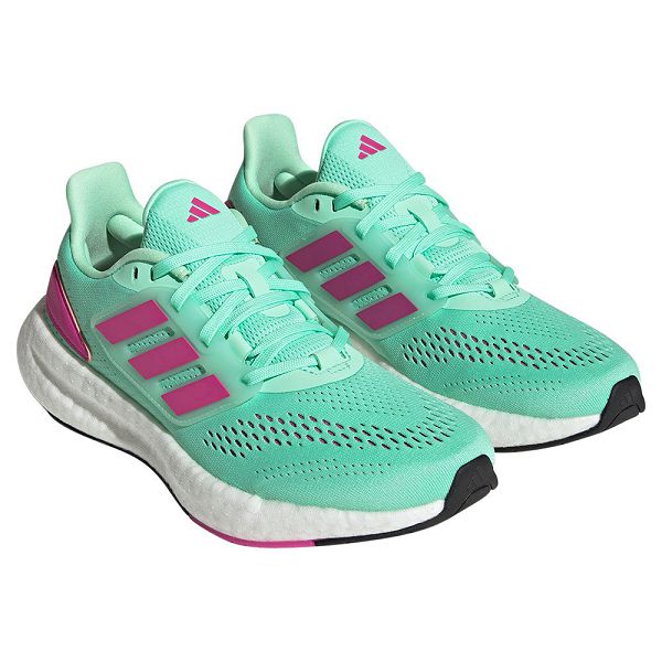 Green Women's Adidas Pureboost 22 Running Shoes | 7039162-VR