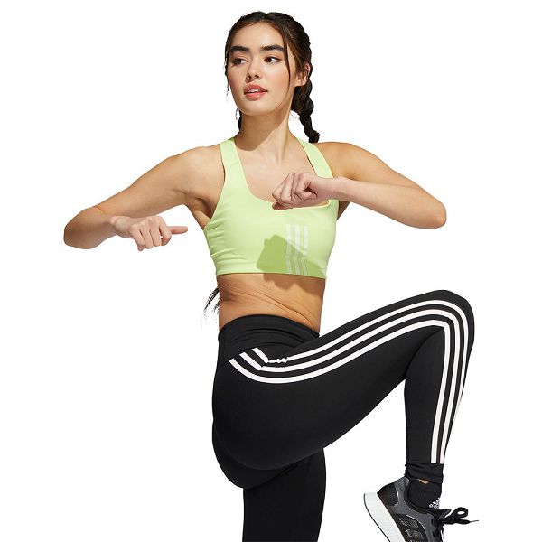 Green Women's Adidas Pwi MS Sports Bra | 8204579-XS