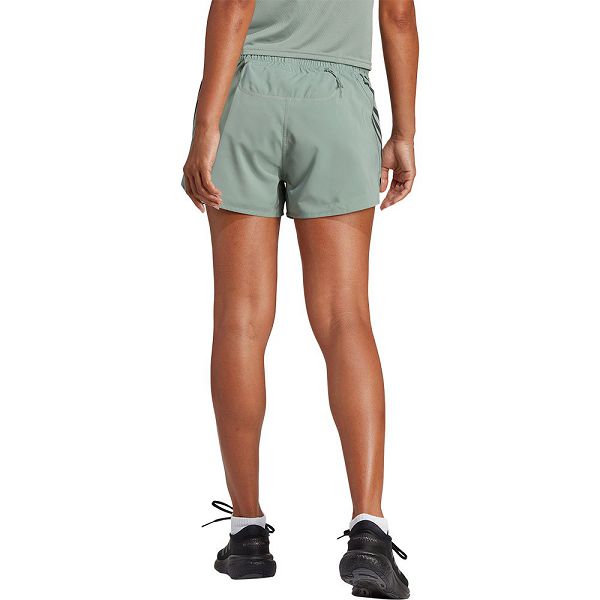 Green Women's Adidas Run Icons 3S 3´´ Shorts Pants | 9326570-GR