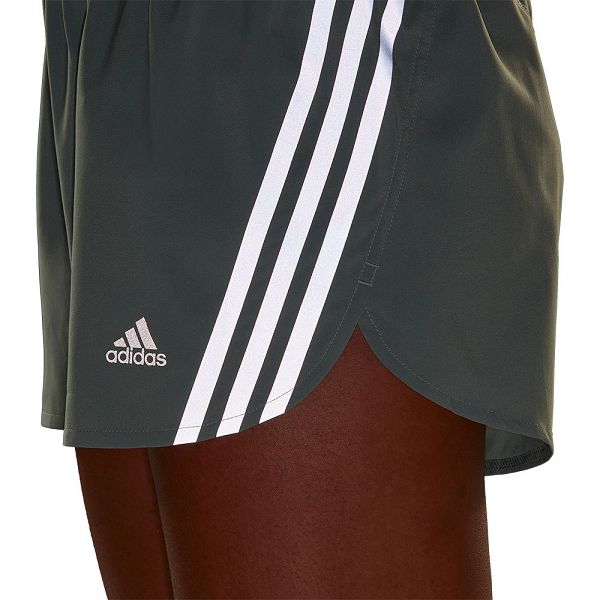 Green Women's Adidas Run Icons 3S 3´´ Shorts Pants | 9326570-GR