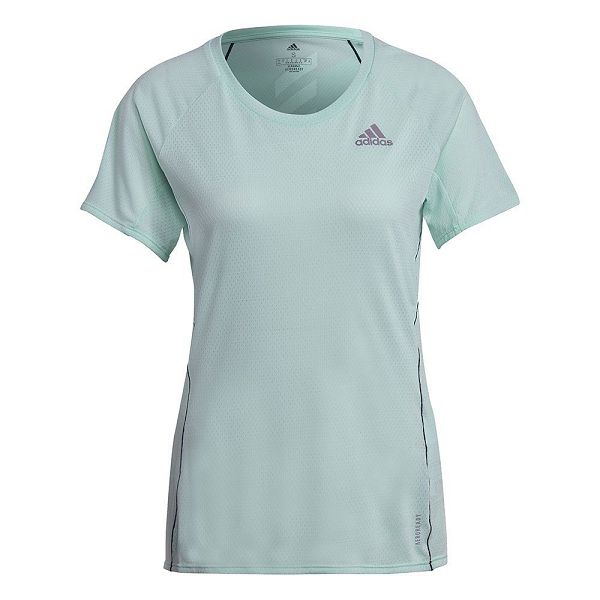 Green Women's Adidas Runner Short Sleeve T Shirts | 6905372-QC