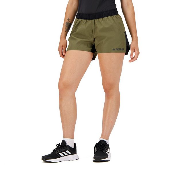 Green Women's Adidas TX Trail 3´´ Shorts Pants | 9823570-LF