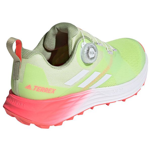 Green Women's Adidas Terrex Two BOA Trail Running Shoes | 0685942-ZM