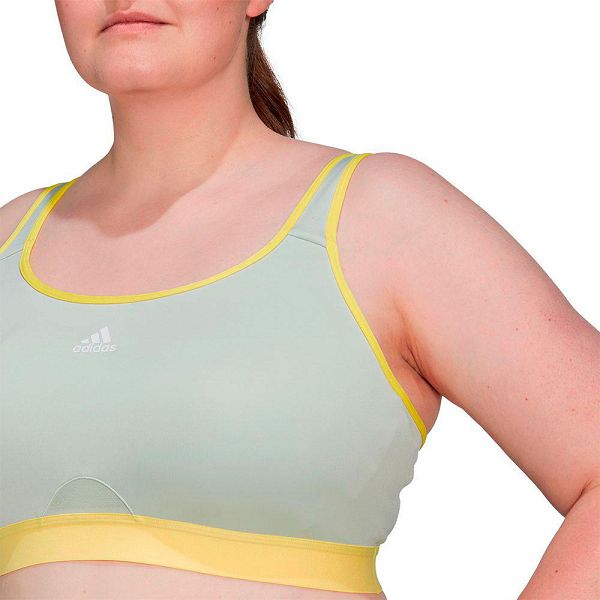 Green Women's Adidas Tlrd Move High-Support Big Top Sports Bra | 0689732-ED