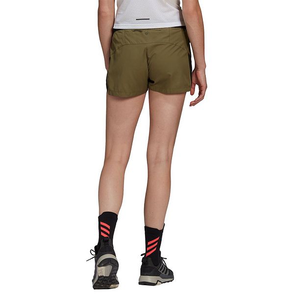 Green Women's Adidas Trail 3´´ Shorts Pants | 7134052-OY