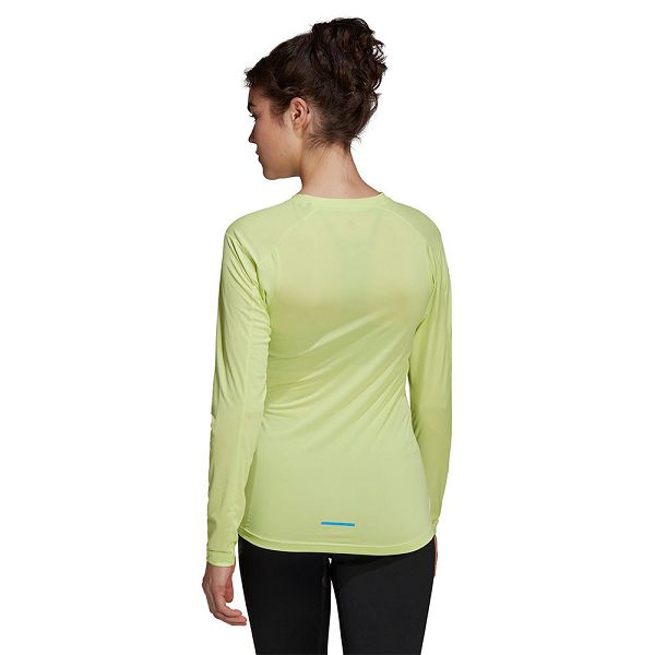 Green Women's Adidas Trail Long Sleeve T Shirts | 8075143-SZ