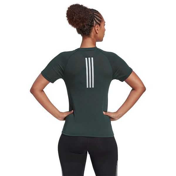 Green Women's Adidas Xcity Short Sleeve T Shirts | 6804913-IW