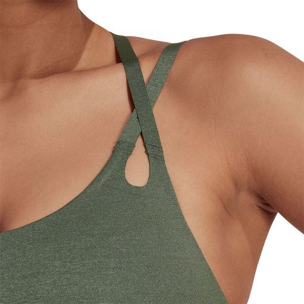 Green Women's Adidas Yo L St Ls Fi Sports Bra | 8573062-FY