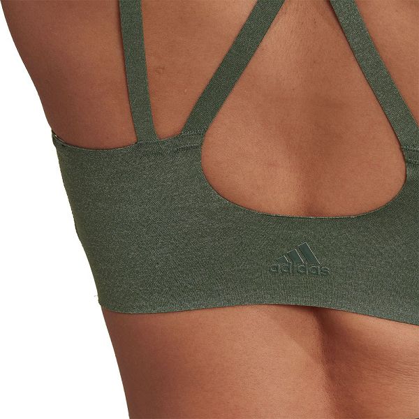 Green Women's Adidas Yo L St Ls Fi Sports Bra | 8573062-FY