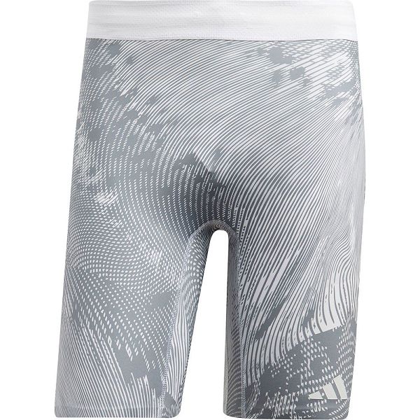 Grey Men\'s Adidas Adizero Short Leggings | 2438590-RA