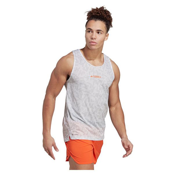 Grey Men's Adidas Agr Sleeveless T Shirts | 5076483-MZ