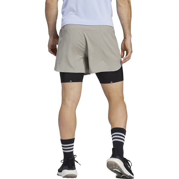 Grey Men's Adidas D4R 2 In 1 Shorts Pants | 2614598-TC