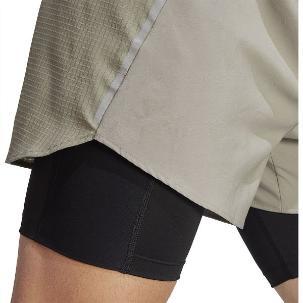 Grey Men's Adidas D4R 2 In 1 Shorts Pants | 2614598-TC