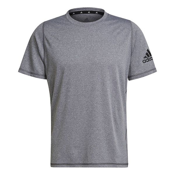 Grey Men's Adidas FreeLift Ultimate Aeroready Designed 2 Move Sport Short Sleeve T Shirts | 0916384-KT