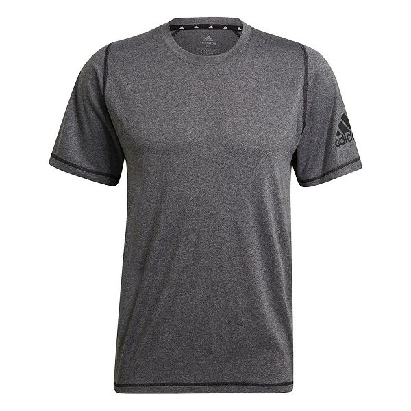 Grey Men's Adidas FreeLift Ultimate Aeroready Designed 2 Move Sport Short Sleeve T Shirts | 8029145-GC