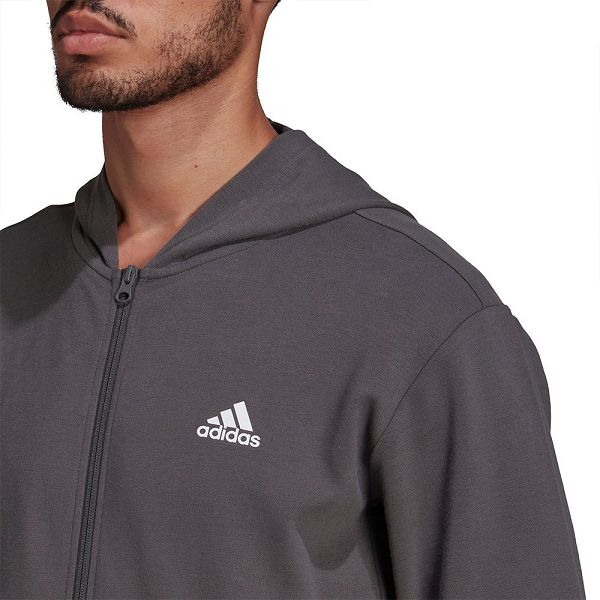 Grey Men's Adidas Motion Full Zip Sweatshirts | 1560328-EP