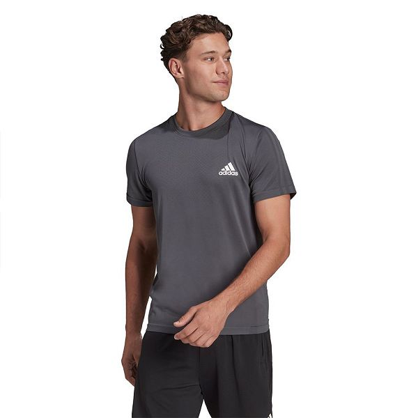 Grey Men's Adidas Motion SML Short Sleeve T Shirts | 1095284-CQ