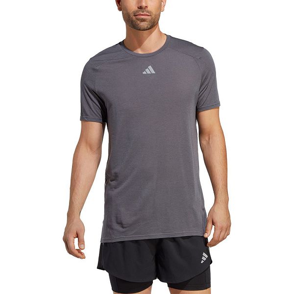 Grey Men\'s Adidas X-City Confi Short Sleeve T Shirts | 9570431-GT