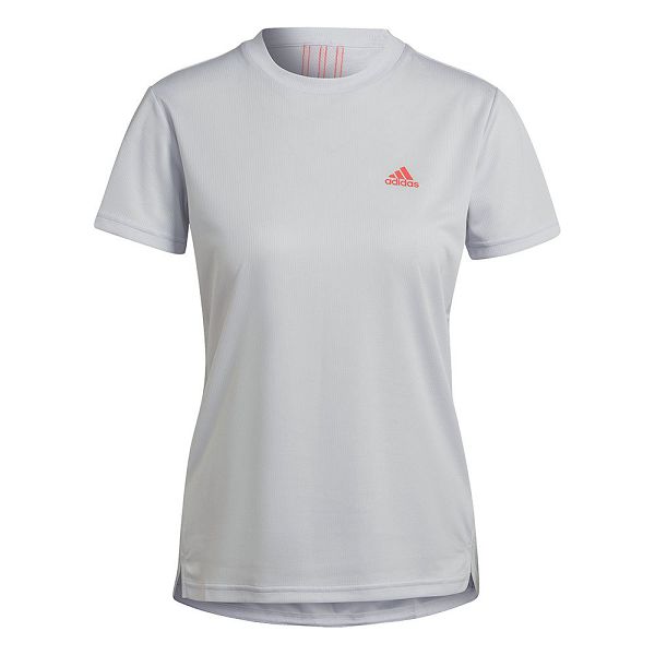 Grey Women\'s Adidas 3 Stripes Short Sleeve T Shirts | 6985137-ED