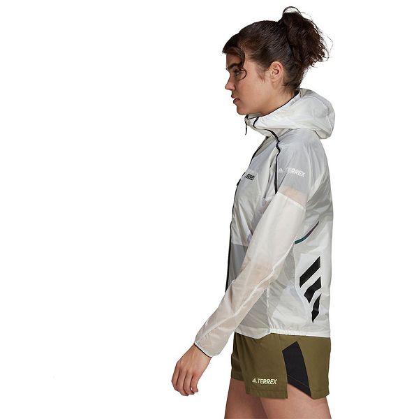 Grey Women's Adidas AGR Windbreaker Jackets | 7639528-QB