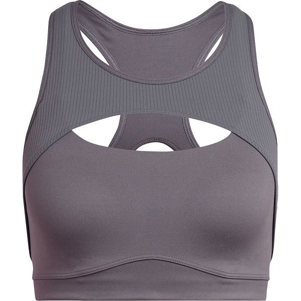 Grey Women's Adidas Cf St Msn Sports Bra | 9603752-PF