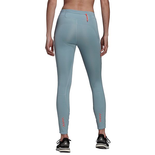 Grey Women's Adidas Fastimp 7/8 Leggings | 1548702-AL