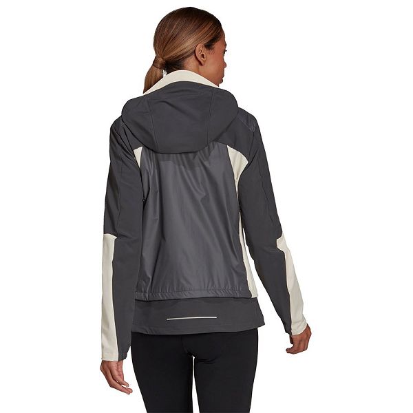 Grey Women's Adidas Marathon Jackets | 9534670-IV