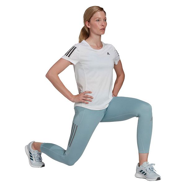 Grey Women's Adidas OTR 7/8 Leggings | 3502871-BV