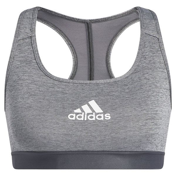 Grey Women's Adidas Power MS Sports Bra | 4368521-CF