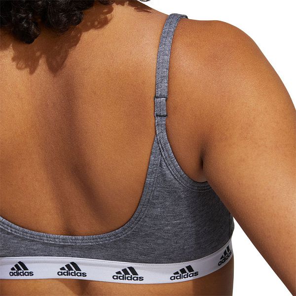 Grey Women's Adidas Pureb Sports Bra | 3489201-JP