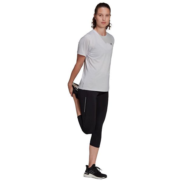 Grey Women's Adidas RI 3B Short Sleeve T Shirts | 8457021-ME