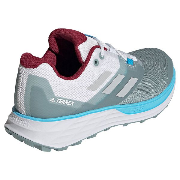 Grey Women's Adidas Terrex Two Flow Trail Running Shoes | 3210745-NQ