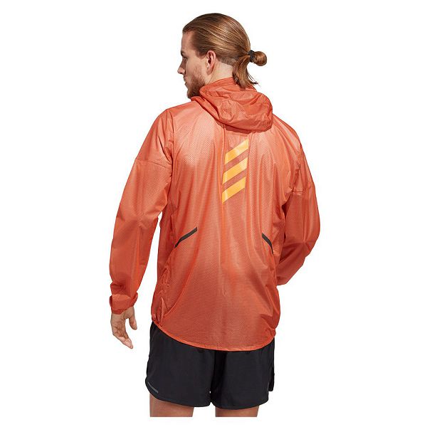 Orange Men's Adidas Agr Rain Jackets | 9463725-HN