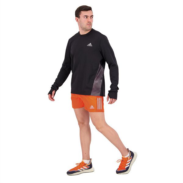 Orange Men's Adidas OWN The Run 5´´ Shorts Pants | 4850617-FE