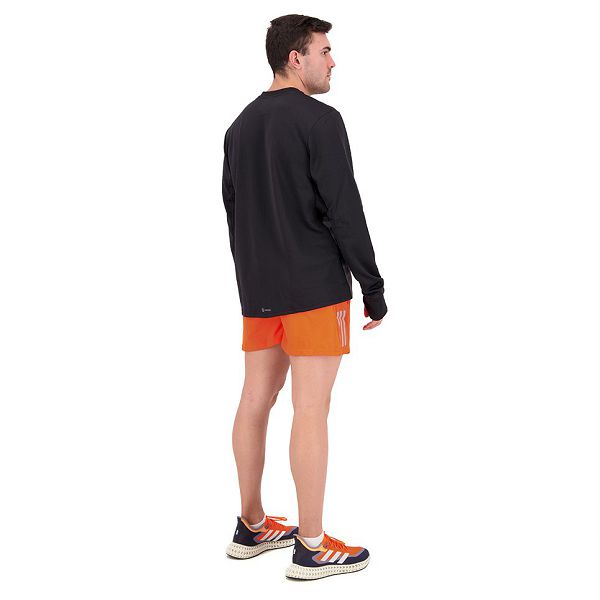 Orange Men's Adidas OWN The Run 5´´ Shorts Pants | 4850617-FE