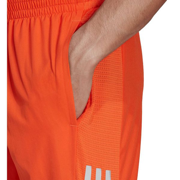 Orange Men's Adidas OWN The Run 7´´ Shorts Pants | 9241730-GH