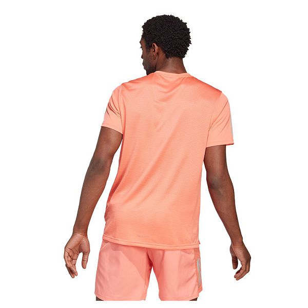 Orange Men's Adidas Own The Run Short Sleeve T Shirts | 6032981-JG