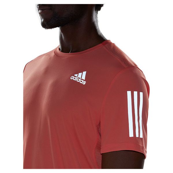 Orange Men's Adidas Own The Run Short Sleeve T Shirts | 6032981-JG