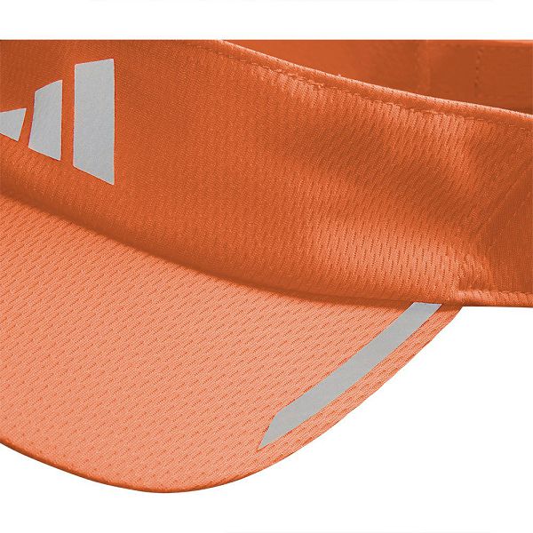 Orange Men's Adidas Run AR Visor Caps | 5914386-DE