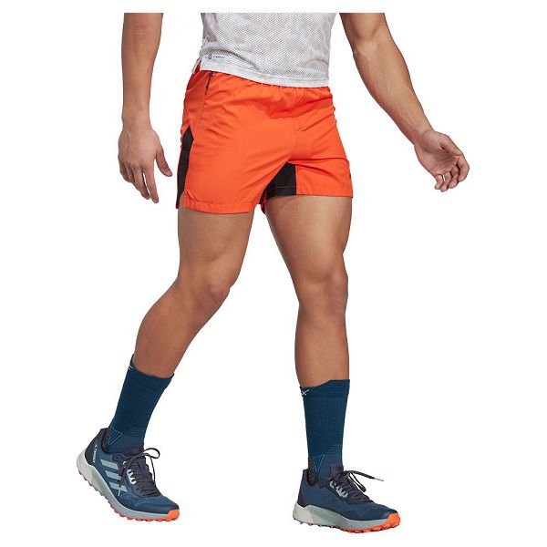 Orange Men's Adidas Trail 5´´ Shorts Pants | 9602315-KB