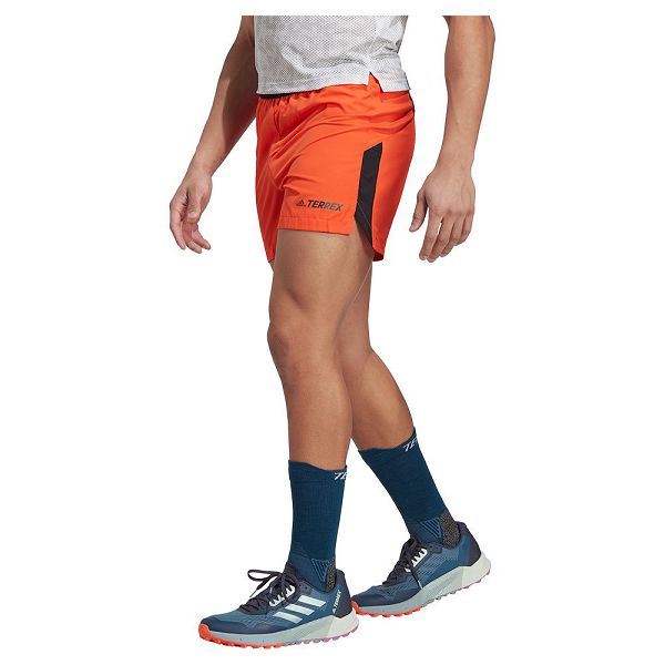 Orange Men\'s Adidas Trail 5´´ Shorts Pants | 9602315-KB