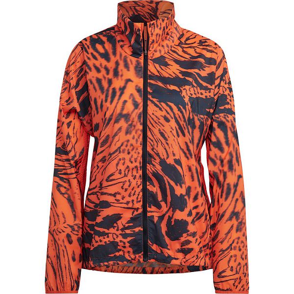 Orange Women's Adidas Fast Aop Jackets | 4608319-NQ