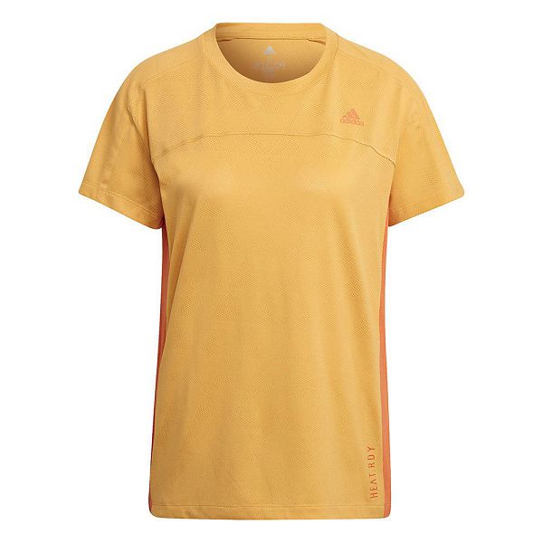 Orange Women's Adidas Heat.RDY Running Short Sleeve T Shirts | 2587463-VU