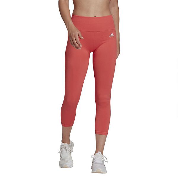 Orange Women\'s Adidas SML 7/8 Leggings | 5639784-RE