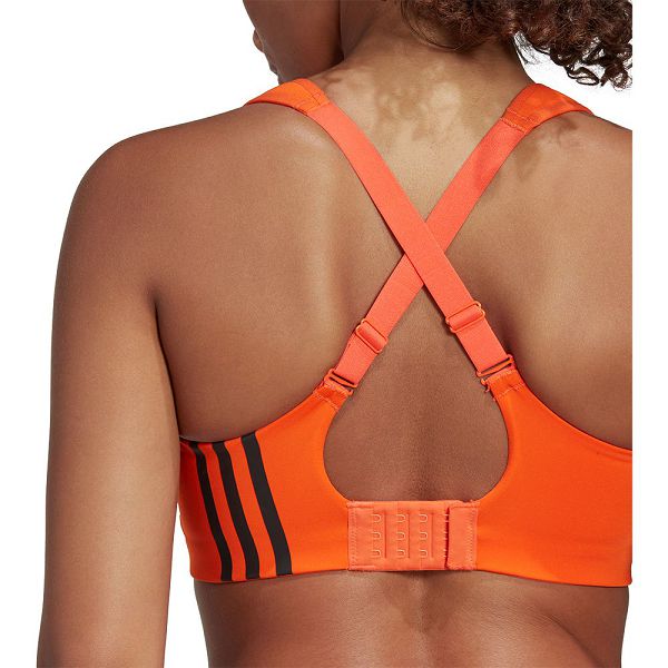 Orange Women's Adidas Tlrd Impact High-Support Top Sports Bra | 2107986-IZ