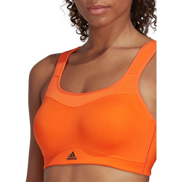 Orange Women's Adidas Tlrd Impact High-Support Top Sports Bra | 2107986-IZ