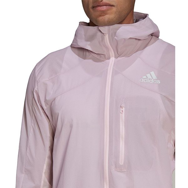 Pink Men's Adidas Marathon Adizero Jackets | 1048972-QX