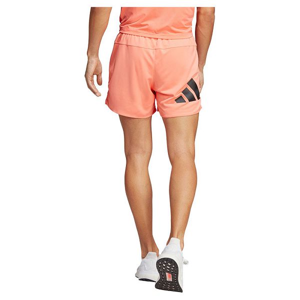 Pink Men's Adidas Run Icons 3 Bar 5´´ Shorts Pants | 1398706-LX