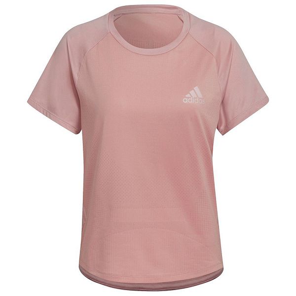 Pink Women's Adidas Adizero Short Sleeve T Shirts | 7256408-VE